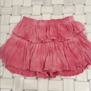 LoveShackFancy Vibrant Pink Skirt